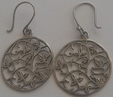 Boucles d'oreilles en argent 925.