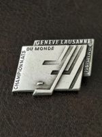 Ancienne broche championnats du monde hockey 1961 Geneve+lau