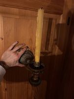 Messing Wandleuchter Kerzenhalter