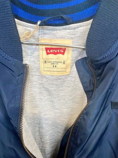 Levi's Giacche: Levi's Marineblaue Bomberjacke - Größe 14 – Usato da Zug venduto da vinokilo 3