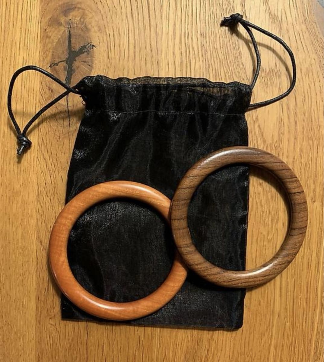 Armbänder & -reifen: 2 Holz Armreifen, Vintage, – Neu (gemäss Beschreibung) aus Aesch BL von Micimacko-4 1
