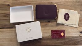Porta Passaporto Cartier Must de Cartier Vintage Bordeaux – 