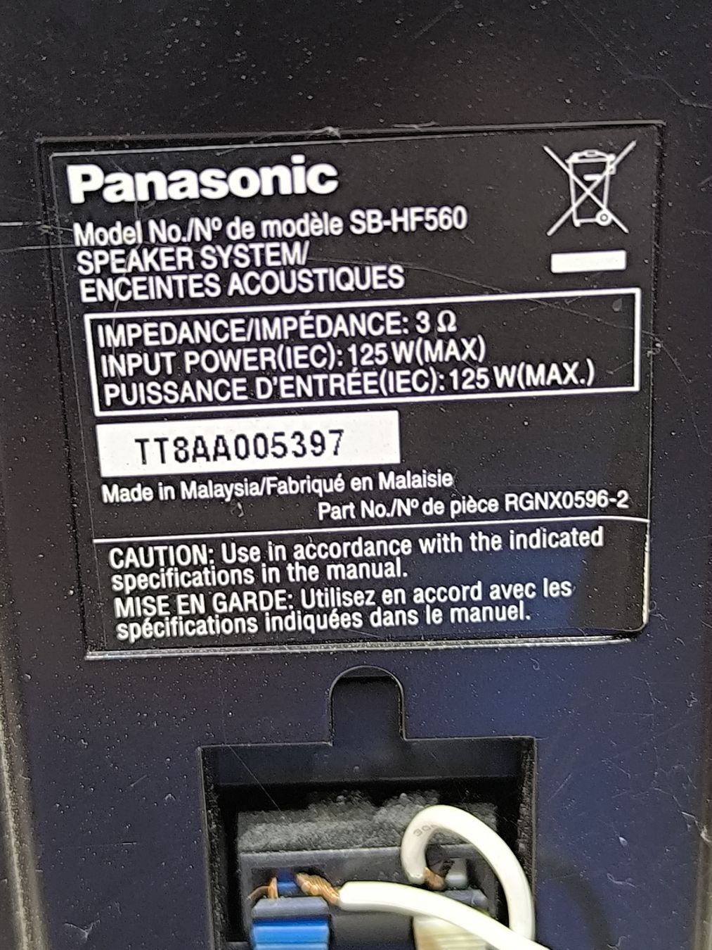 Panasonic Casse acustiche: Lautsprecher Set Panasonic – Usato da Niederhasli venduto da Bella053 2