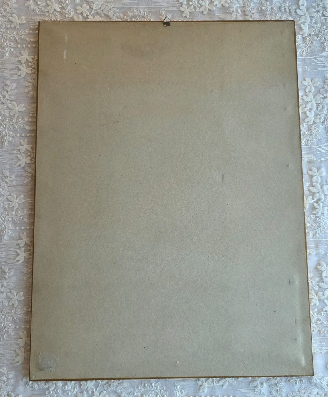 Foto & Immagini: Handgesticktes Rosenbild im Rahmen, Vintage – Usato da Rheinsulz venduto da Dred 3