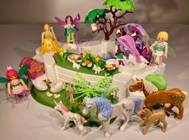 Playmobil, Prinzessin und Feen am Kristallsee mit Wasserrad