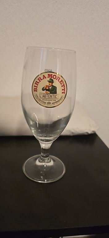Bicchieri: 2 Karton Originale Birra Moretti Gläser  – Usato da Oberentfelden venduto da Schibuu 1