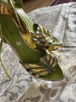 Etro Sandalen Keilabsatz Gold Grösse 37 gebraucht