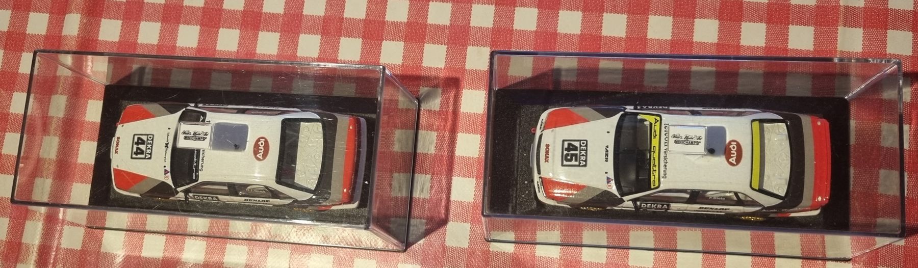 Audi Modellini d'auto: Audi V8 DTM (Paar) – Nuovo (secondo la descrizione) da Reichenbach i. K. venduto da Uersu86 2