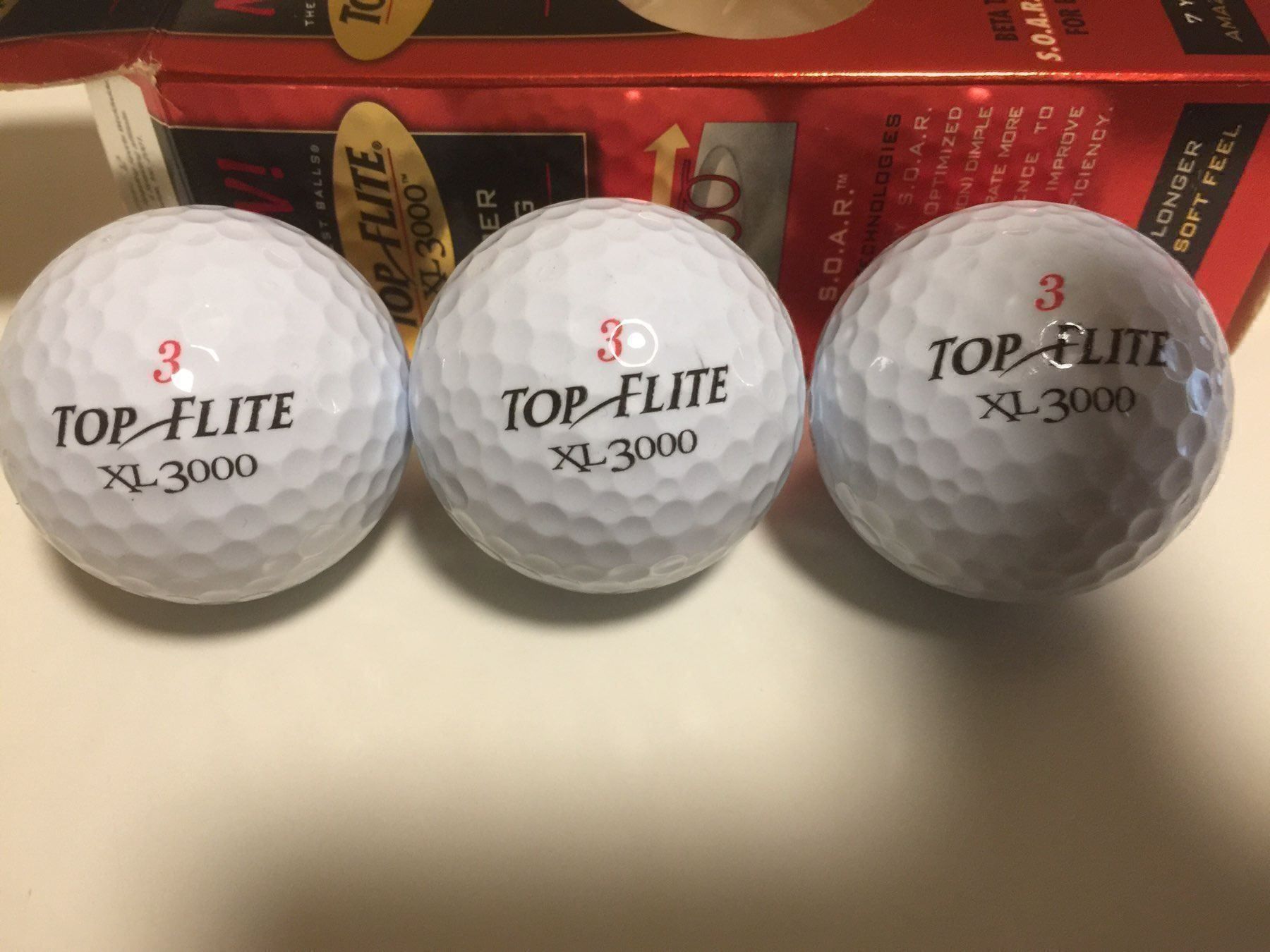 Mazze & Set: 3x Golfbälle-super long,Top Flite-Neu! – Nuovo e nell'imballaggio originale da Bolligen venduto da Astrophysiker06 2