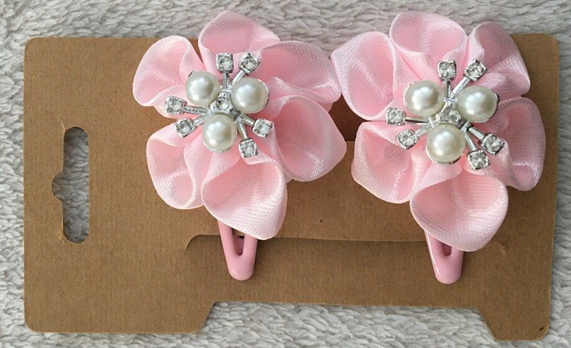 Haarschmuck: 2 Haarklammern handgefertigt – Neu und originalverpackt aus Grüningen von tienda100