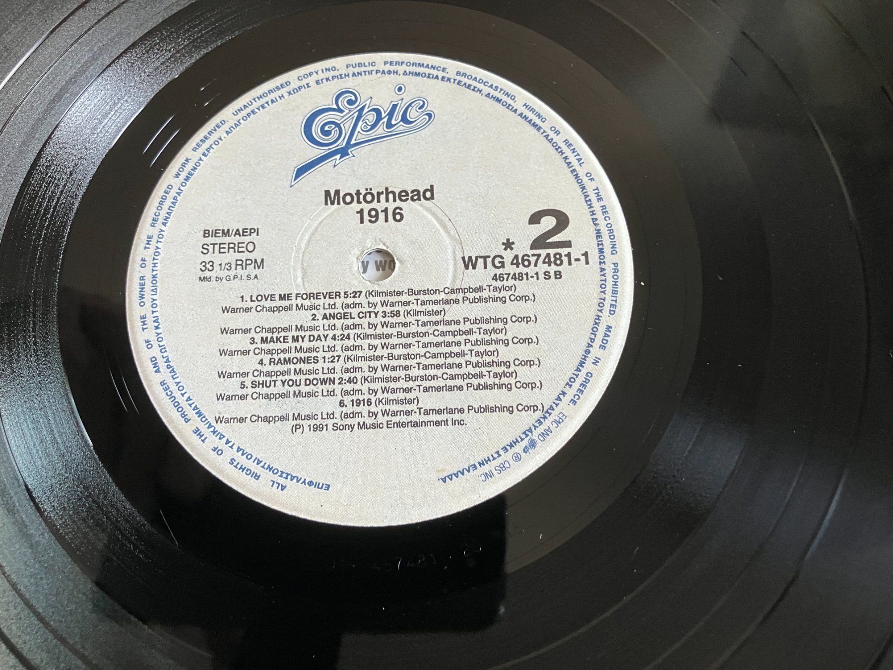 Dischi in vinile: Motörhead – Usato da Aarwangen venduto da Jukebox3 8