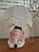 Lampe de chevet Pierrot vintage porcelaine C86