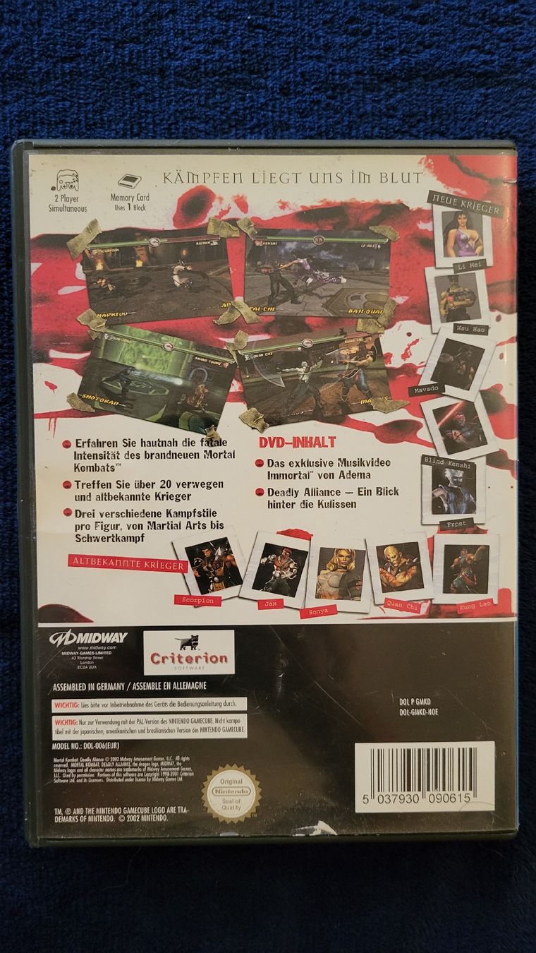 Nintendo Giochi: Mortal Kombat Deadly Alliance / Gamecube Spiel – Nuovo (secondo la descrizione) da Biel/Bienne venduto da Retrohr 2