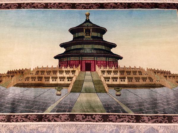Tappeti: China Seidenteppich 152 x 94 cm – Usato da Zürich venduto da otomado 1