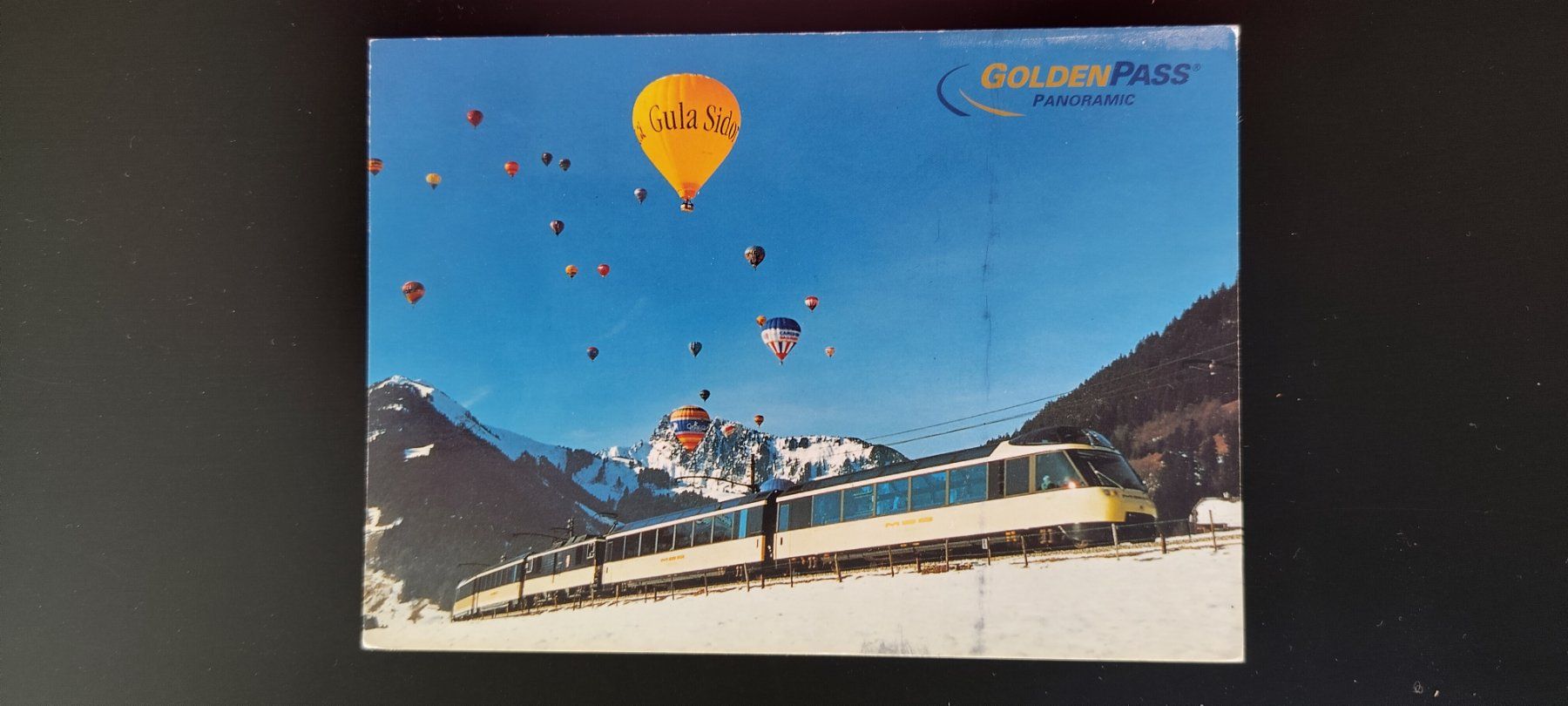 Cartoline postali: Goldenpass Panoramic MOB Ansichtskarte - Winterzauber! – Difettoso da Ohmstal venduto da Lebensfreude05