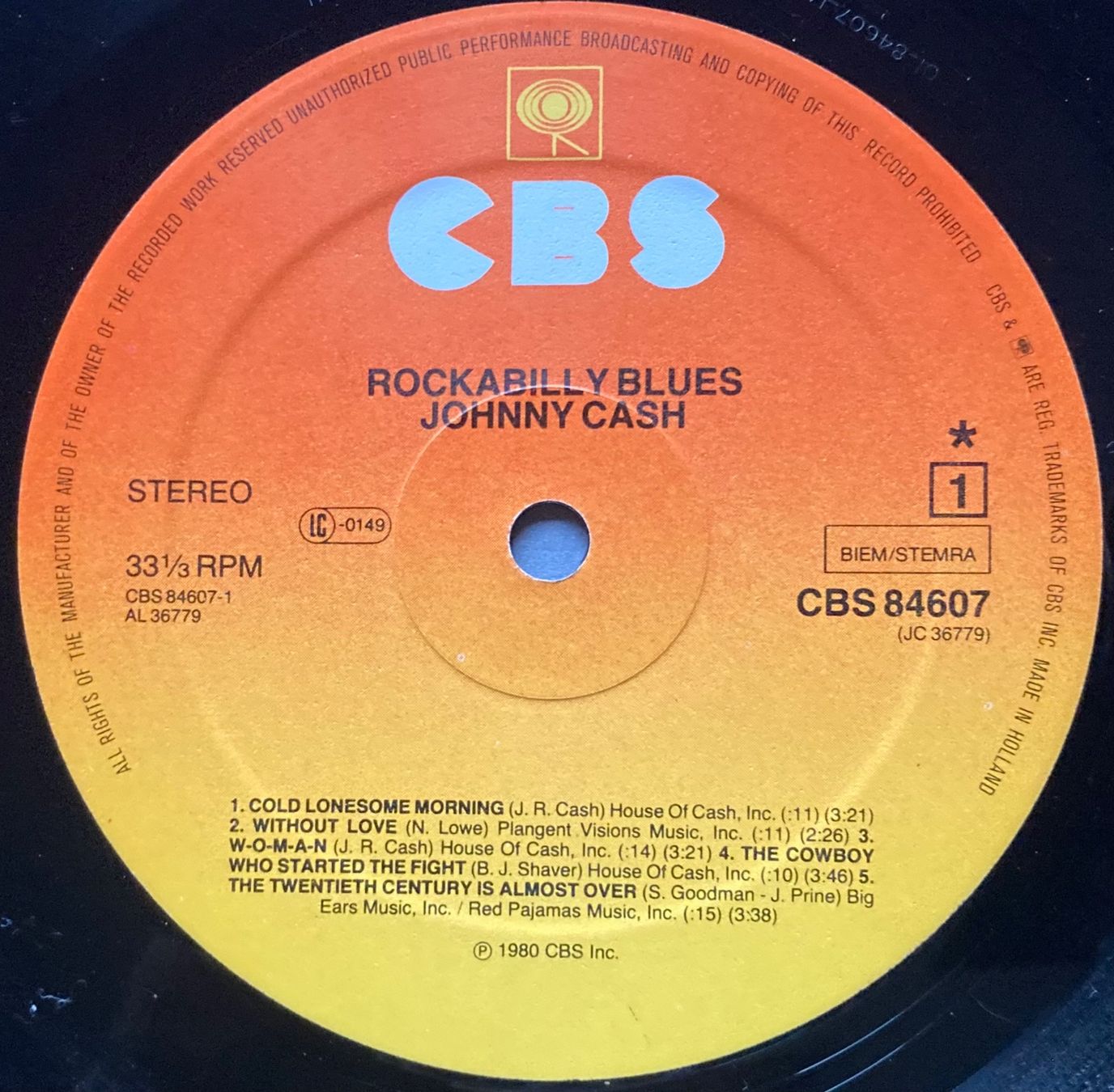 Dischi in vinile: JOHNNY CASH - ROCKABILLY BLUES – Usato da Poliez-Pittet venduto da Newtown-Records 3