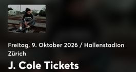 2x J. Cole Tickets - The Fall-Off Tour - Stehplatz