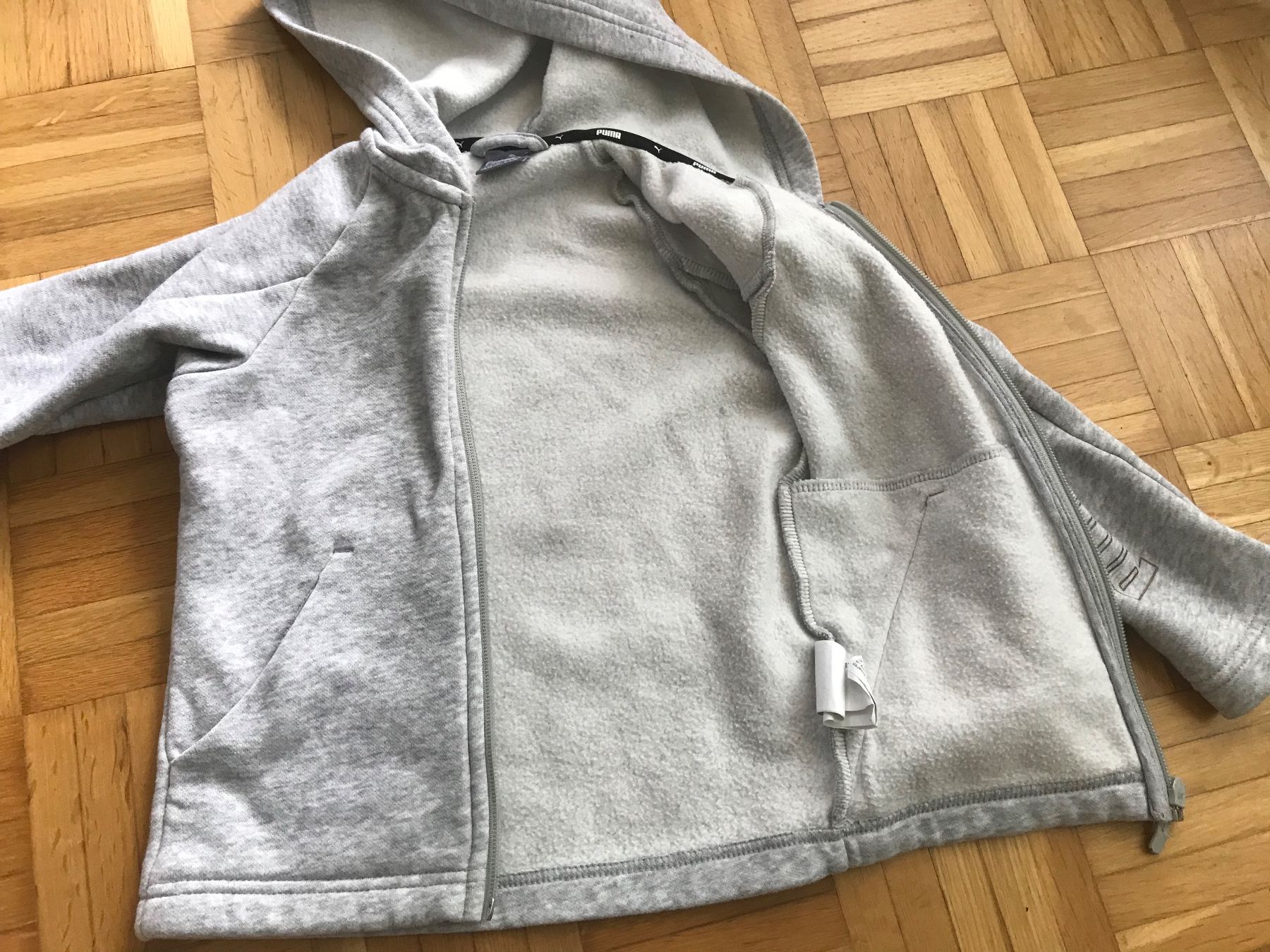 Puma Giacche & Cappotti: Trainer-Jacke von Puma Grösse 116 hellgrau – Usato da Emmenbrücke venduto da Hathor123 4