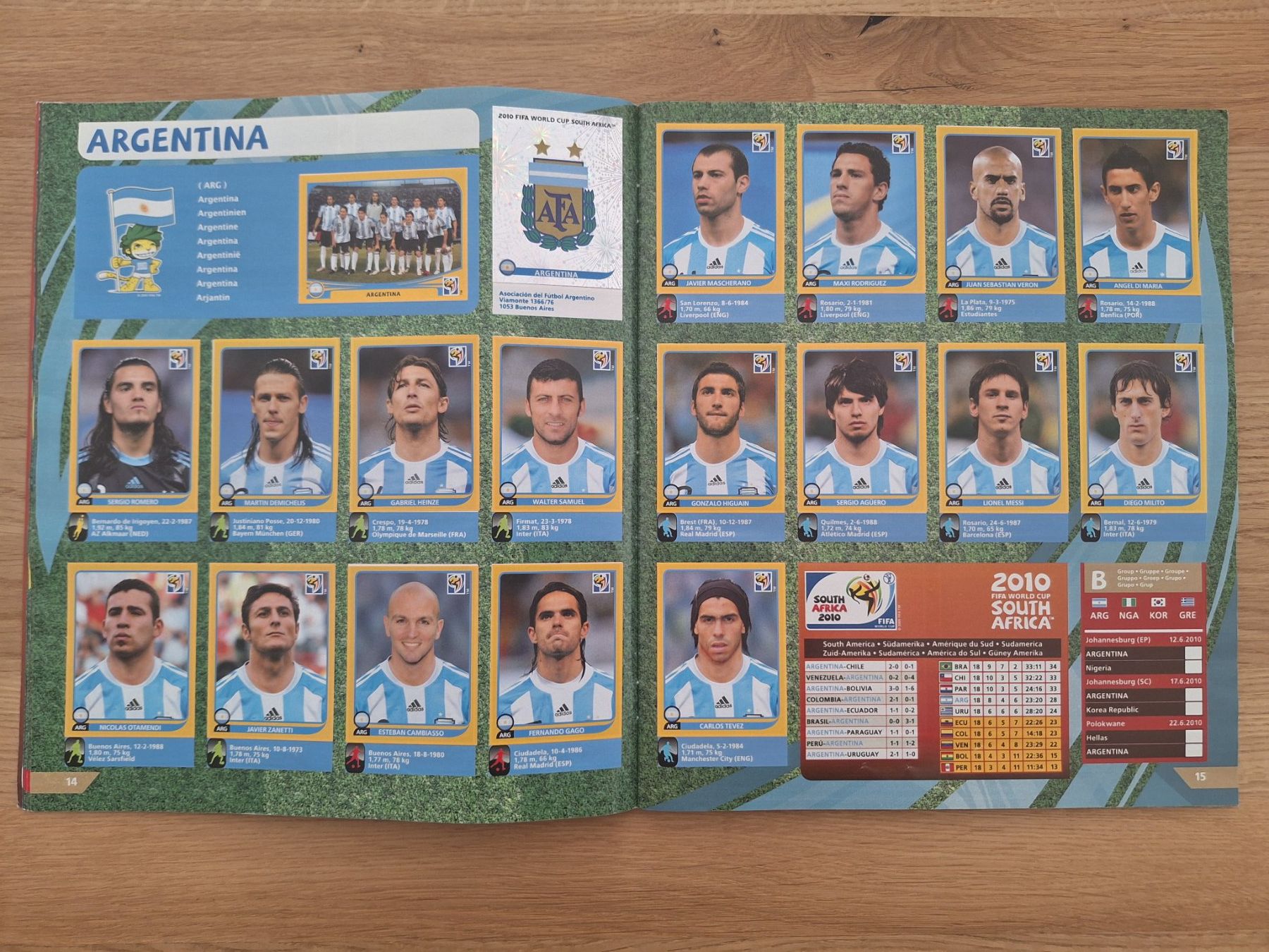 Panini Alben: PANINI WORLD CUP 2010 – Gebraucht aus St. Gallen von Matrix023 2