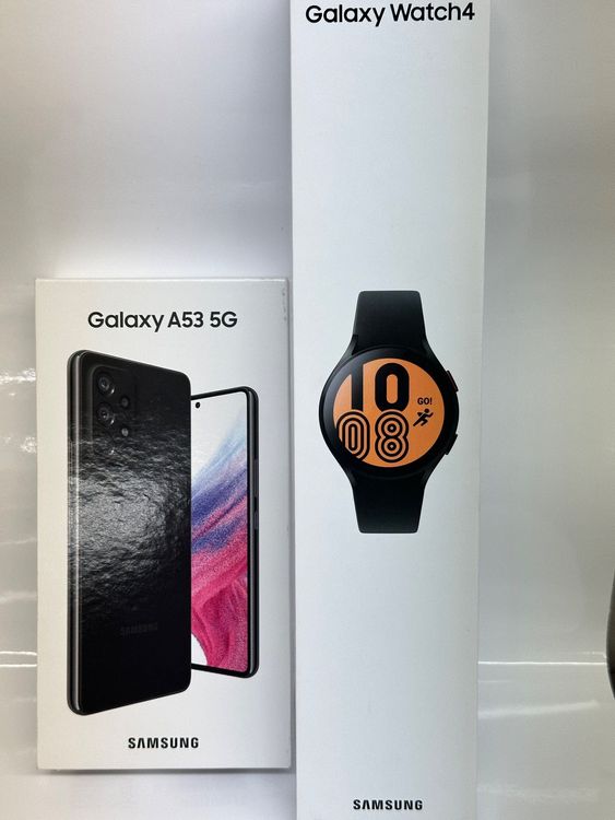 Samsung Galaxy A53 5G +Samsung Galaxy Watch 4 Black 44mm LTE Kaufen