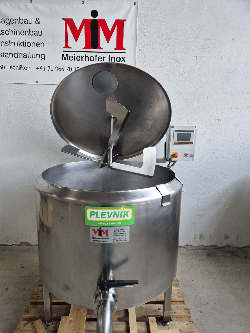 Alle Maschinen: Plevnik Pasteur 300 Liter – Gebraucht aus Eschlikon TG von Meierhofer-Inox 1