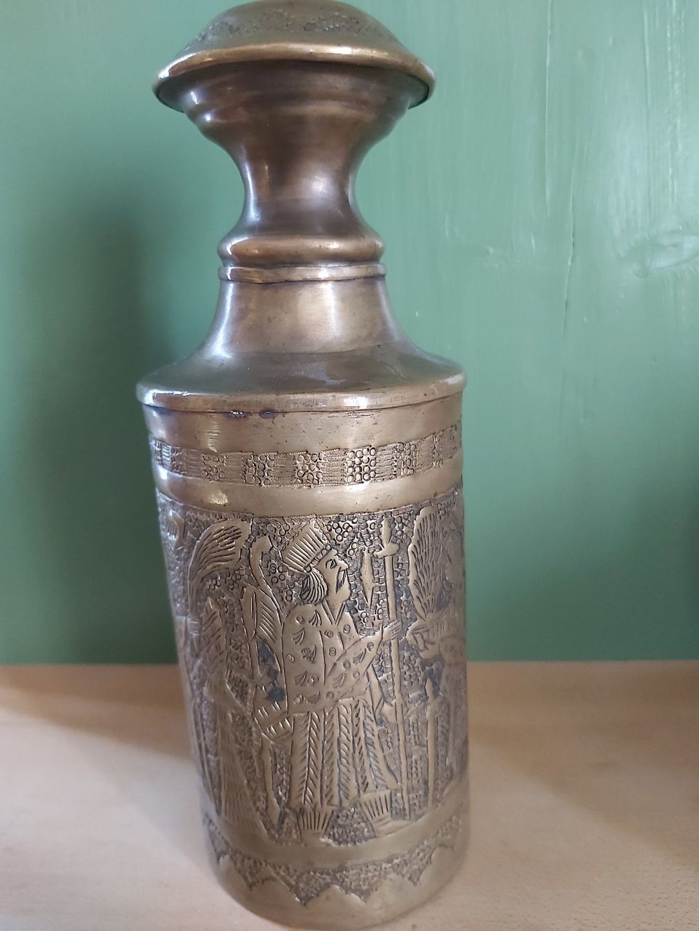 Flaschen: Versand möglich! Evtl. assyrisch Messing Flasche, Deckel – Gebraucht aus Winterthur von Goldpipau 2