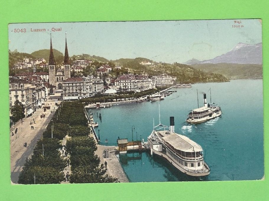 Cartoline postali: Luzern - Quai – Usato da Zürich venduto da t24_de