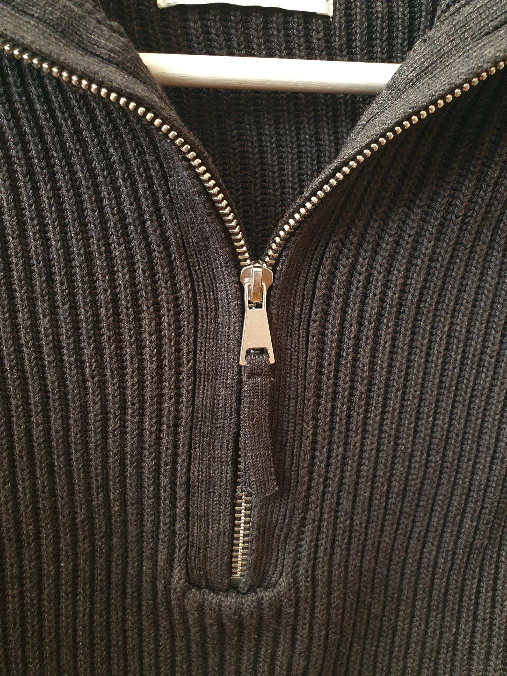 Pull&Bear Maglioni & Felpe: Strickpullover mit Reissverschluss Half-Zip grau S/M – Nuovo (secondo la descrizione) da Wetzikon ZH venduto da FundusFuchs 2