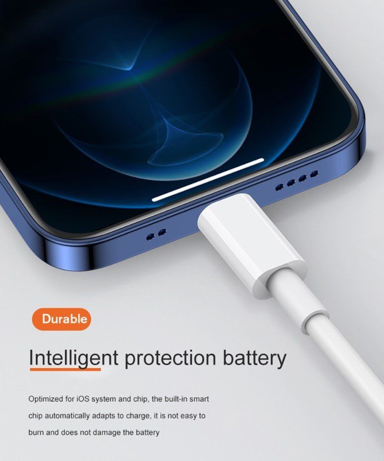 Cavi: iPhone iPad iPod 20W Lightning USB-C Ladekabel + Daten 2m – Nuovo e nell'imballaggio originale da Rorschacherberg venduto da elektrofreak 5