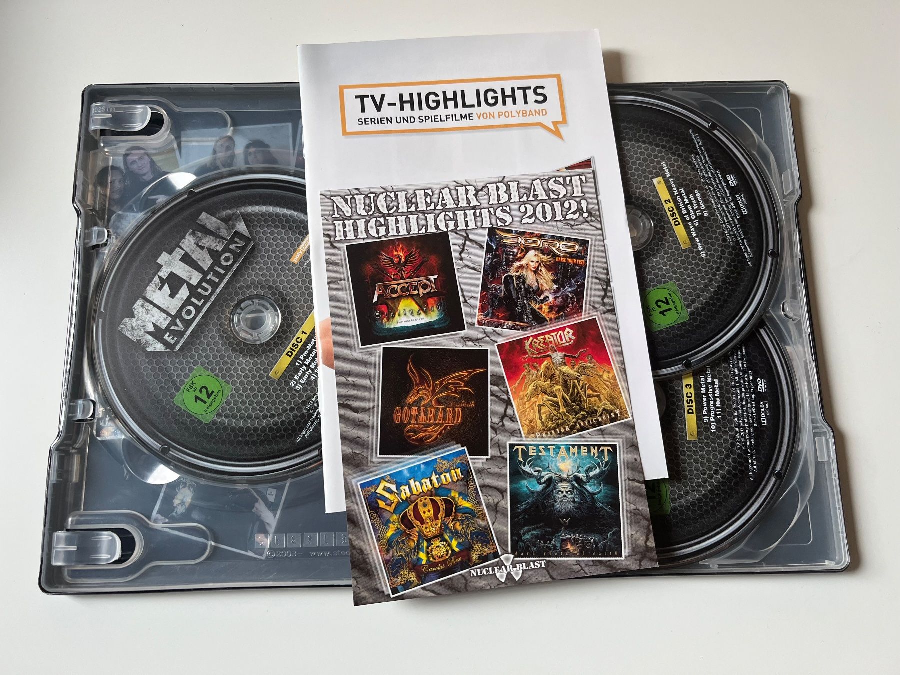 Tutti i DVDs: METAL EVOLUTION DVD SteelBook – Usato da Binningen venduto da Ratchet_and_Yoshi 1