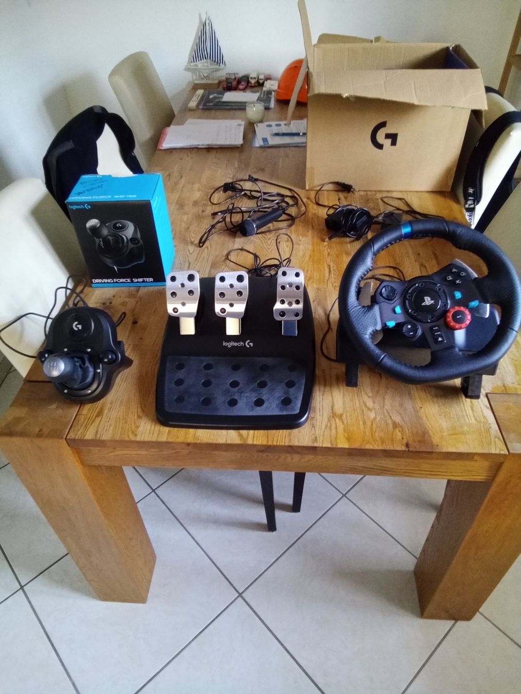 Sistema di controllo: Logitech G29 Driving Force Lenkrad Pedal auch Postversand mö – Nuovo (secondo la descrizione) da Klingnau venduto da Wild71