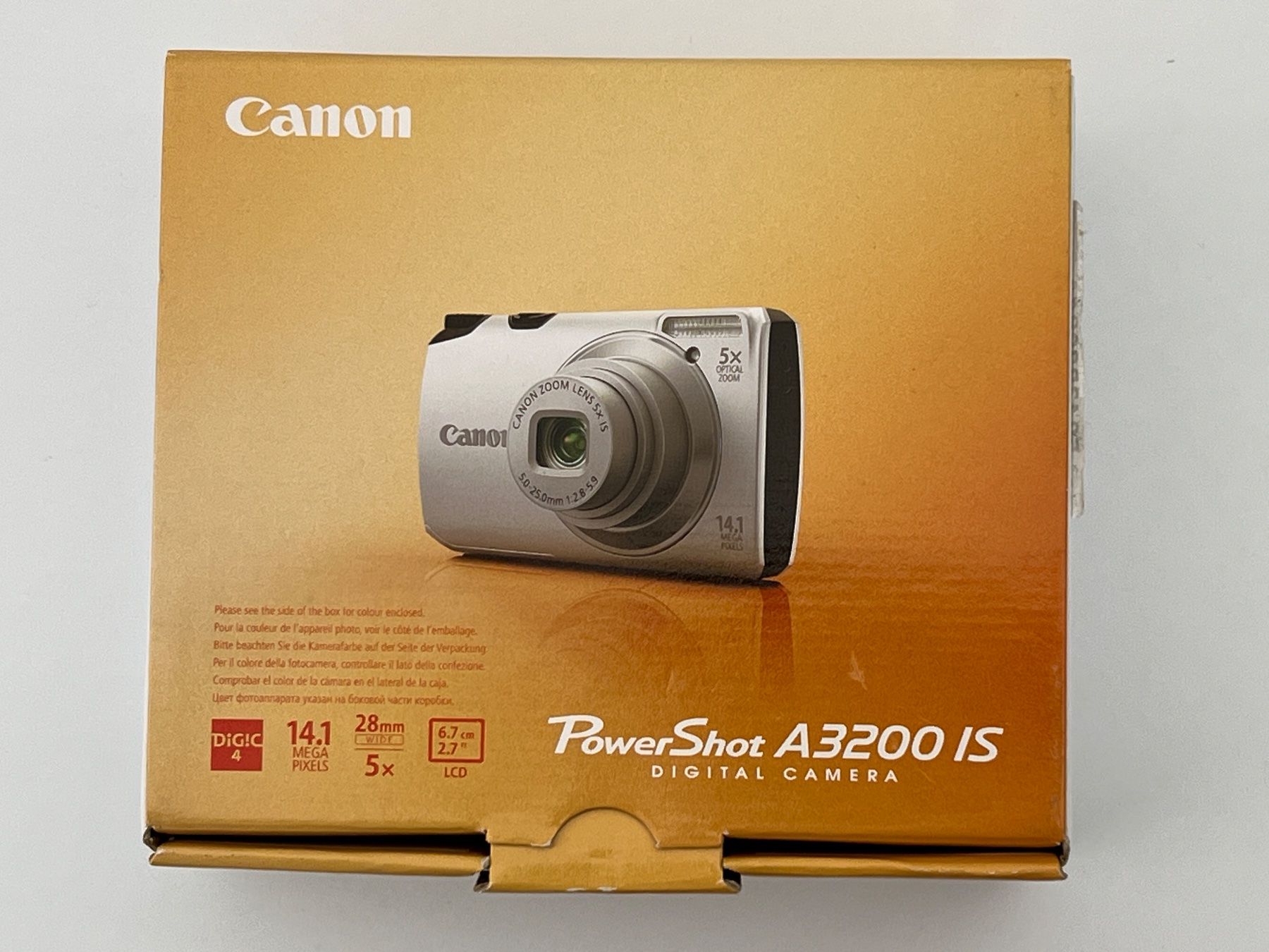 Canon Fotocamera: Kompaktkamera Digital Camera Canon PowerShot A3200 IS orange – Usato da Büetigen venduto da Jabo 5