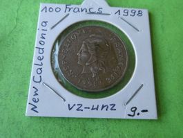 New Caledonia 1998, 100 Francs