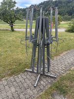Fahrradstaender fuer bis zu 12 Fahrräder. Velokarusell