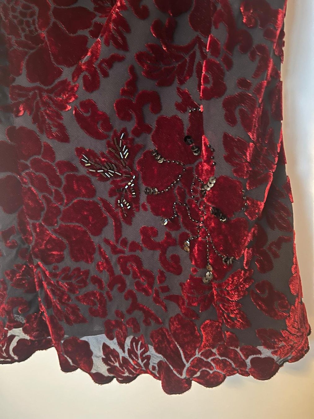 Tops: Vintage Devore-Samt Top mit Seide Whimsigoth – Gebraucht aus Neuenkirch von the_7pdb 2