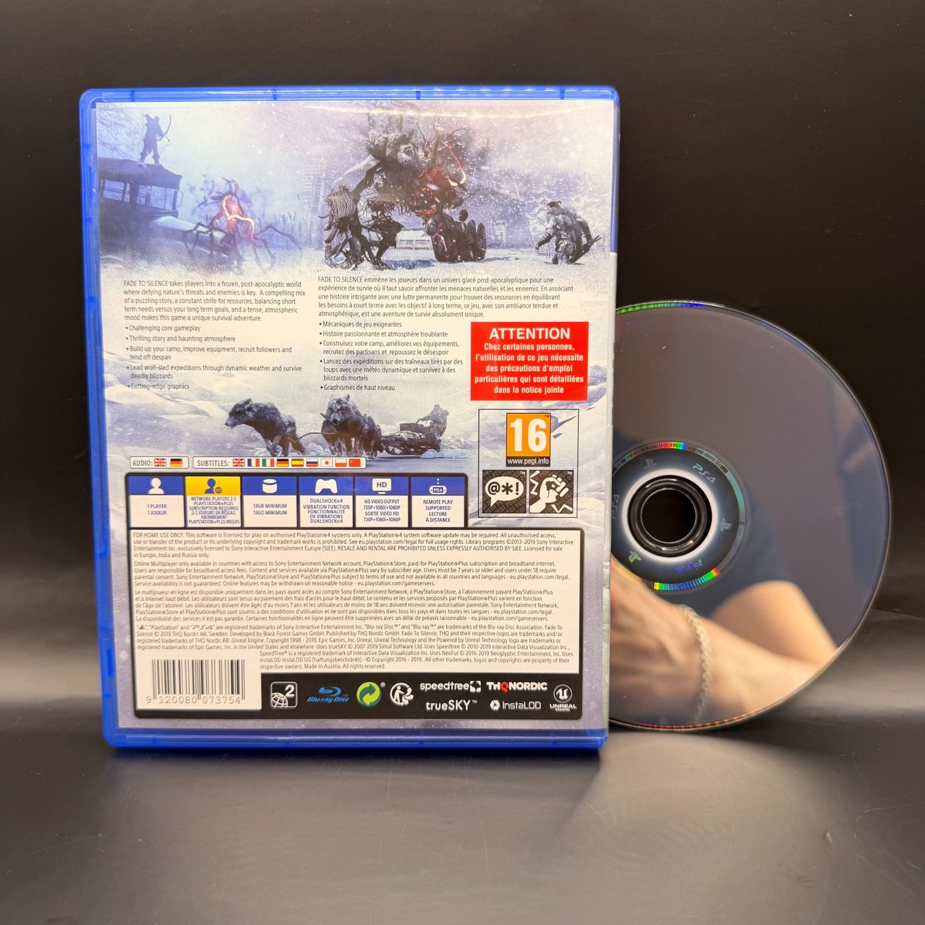 Sony Giochi: Fade to Silence Playstation 4 – Usato da Düdingen venduto da Nerdworld 1