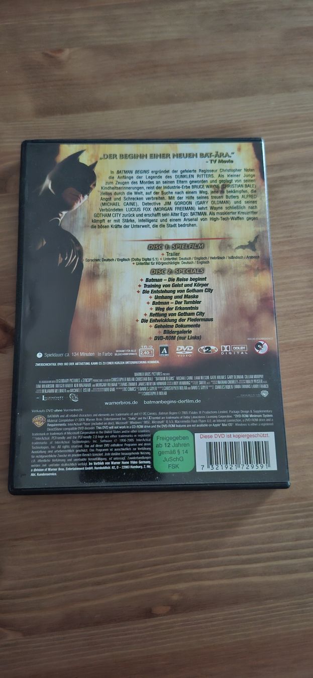 Tutti i DVDs: DVD Batman Begins – Usato da St. Gallen venduto da emi_nfh9 1