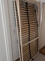 2 x Lattenrost 90x200 mit höhenverstellbarem Kopfteil