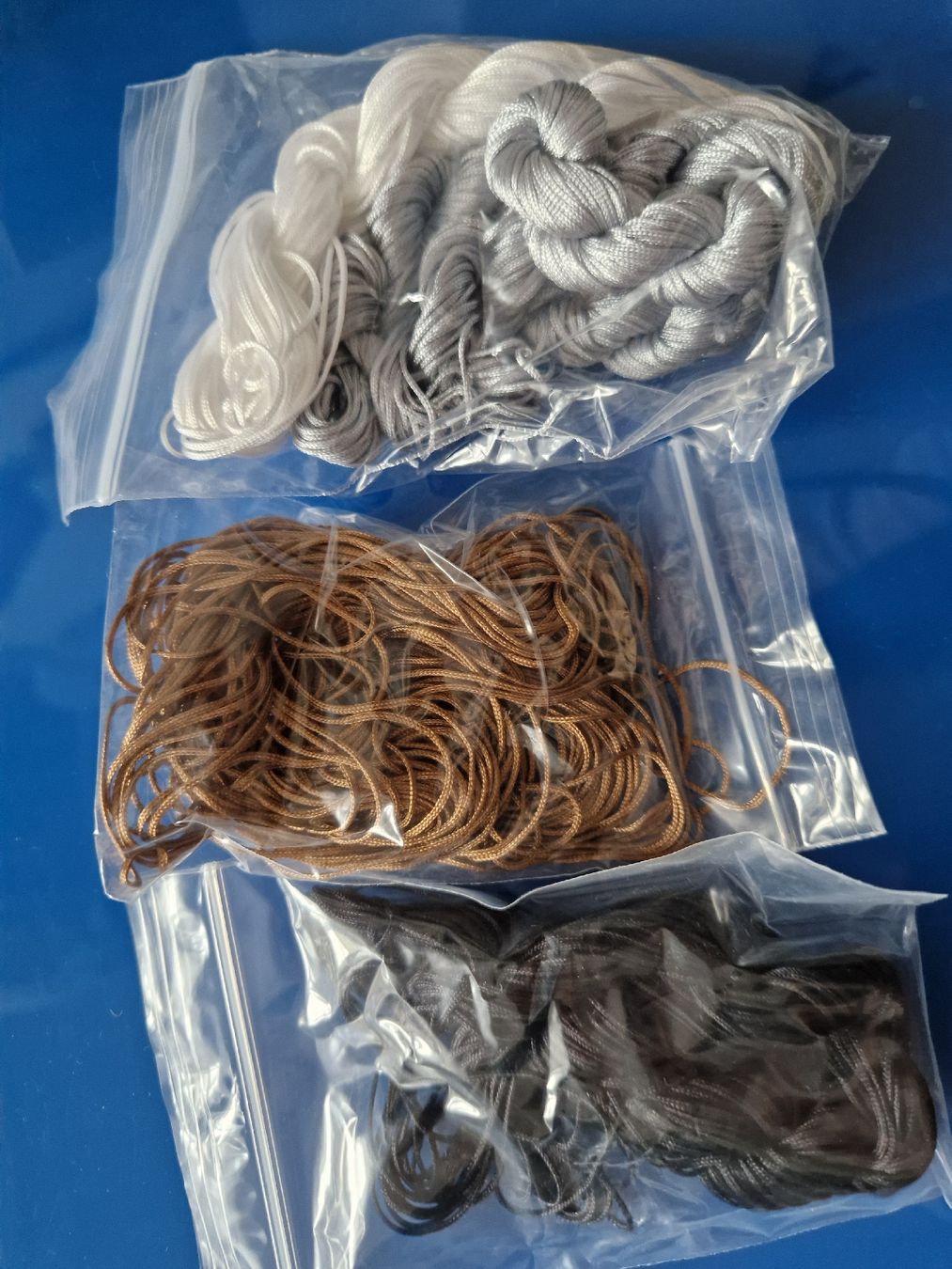 Kit bricolage: makramme armbänder bastelset – Usato da Steffisburg venduto da Nydegger1 4