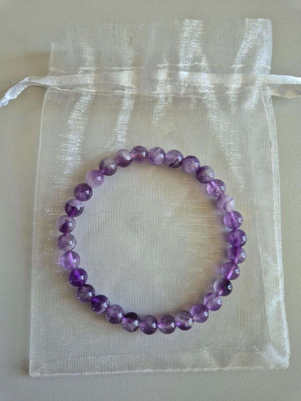 Bracciali & Braccialetti: Amethyst Armband 6mm – Nuovo e nell'imballaggio originale da Rüti ZH venduto da pep_l9zp