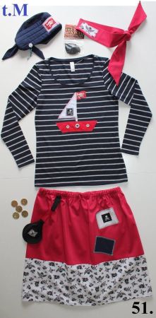 Costume pirate - femme t. M      NEUF!