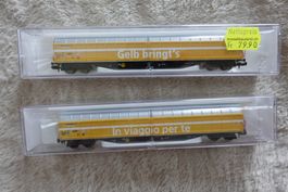 2 Eisenbahn Wagen Post Spur N
