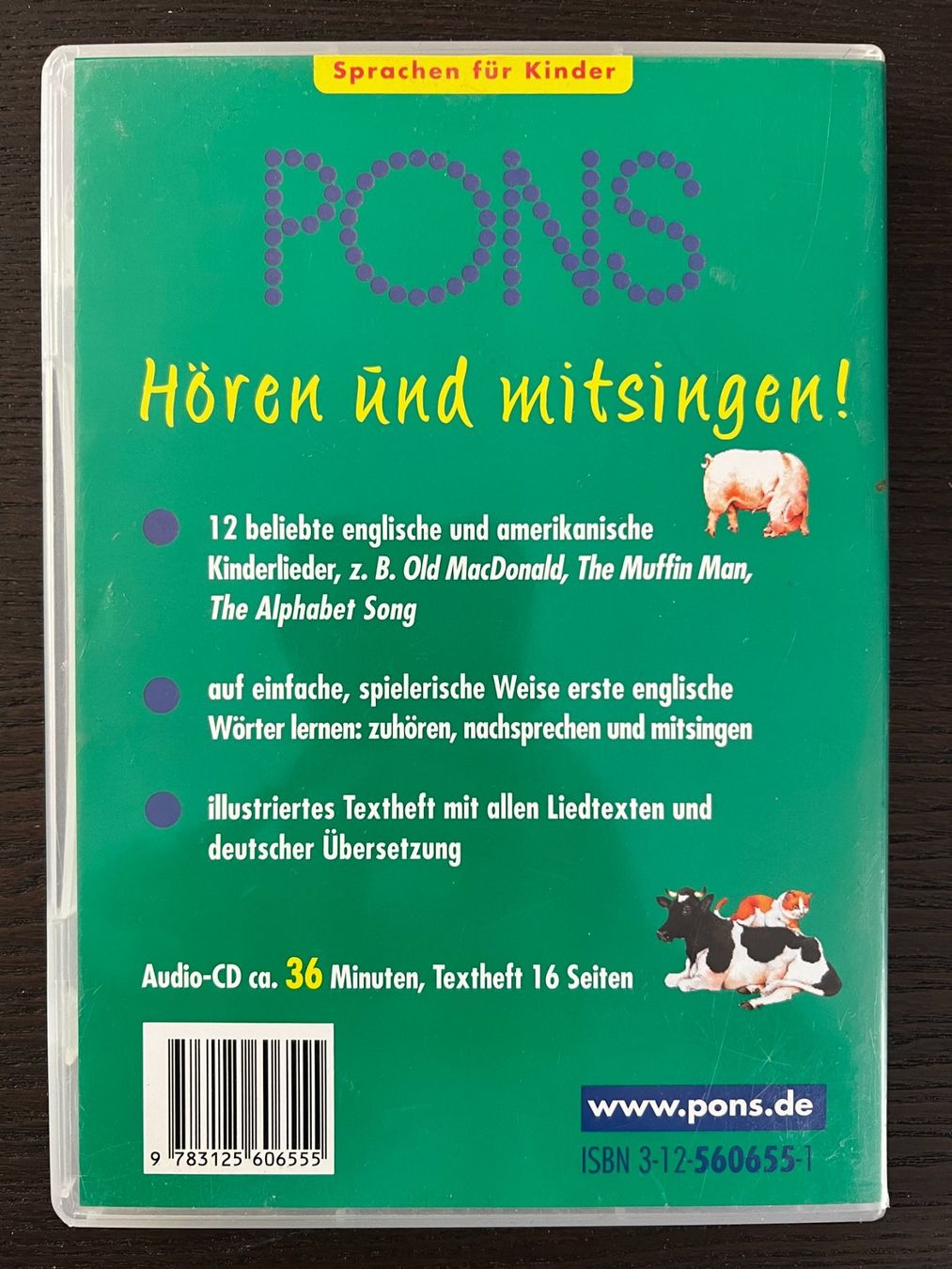 Audiolibri: PONS Englisch durch Kinderlider Audio CD + Textheft 16 Seite – Usato da Zürich venduto da F84 1