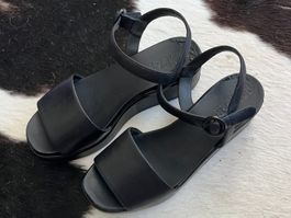 Camper Sandalen Schwarz Leder Grösse 38 guter Zustand