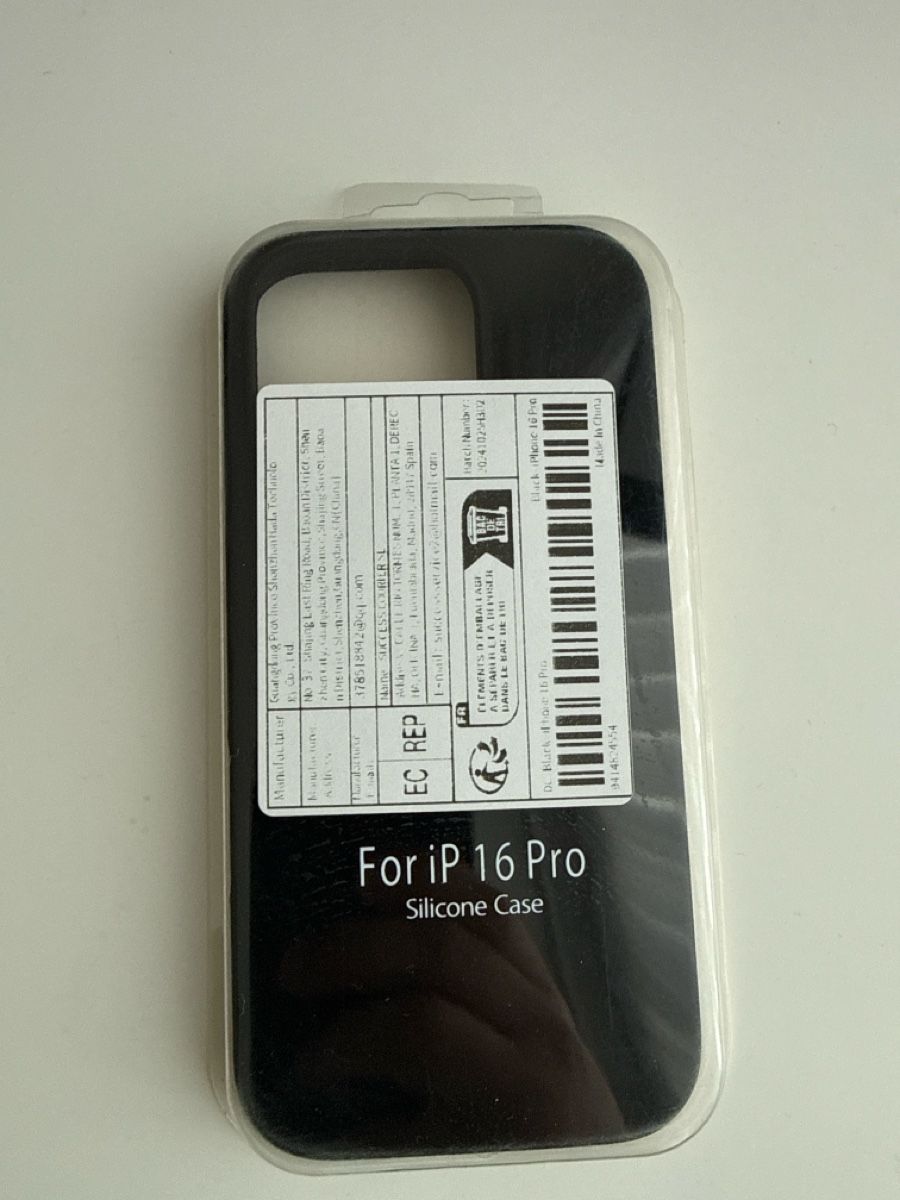 Apple Cover & Protezioni schermo: iPhone 16 Pro Silikon Case Schwarz – Nuovo e nell'imballaggio originale da Turbenthal venduto da Linux