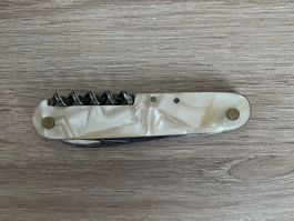 Vintage Sackmesser Handarbeit Taschenmesser Perloid