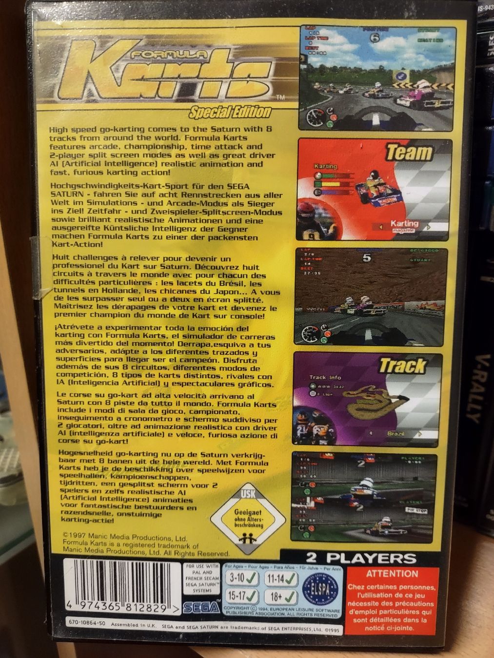 Sega Giochi: Sega Saturn - Formula Karts – Usato da Fribourg venduto da PastGame 1