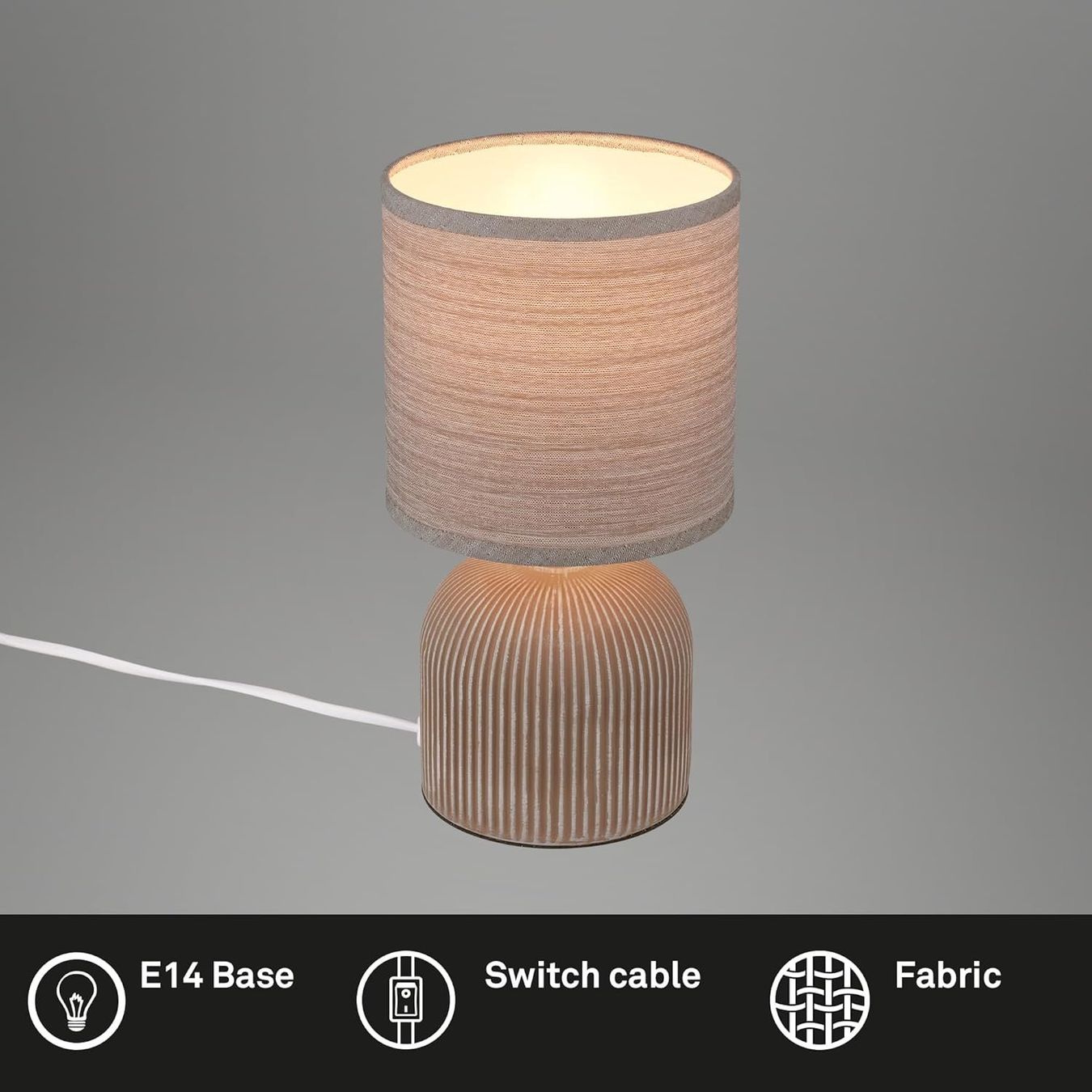 Lampade: Tischlampe mit Stoffschirm – Nuovo e nell'imballaggio originale da Nuglar venduto da SaleRitter 4