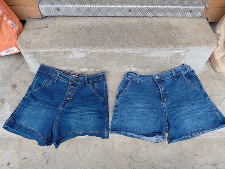 2Damenhosen kurz neu gr 38 