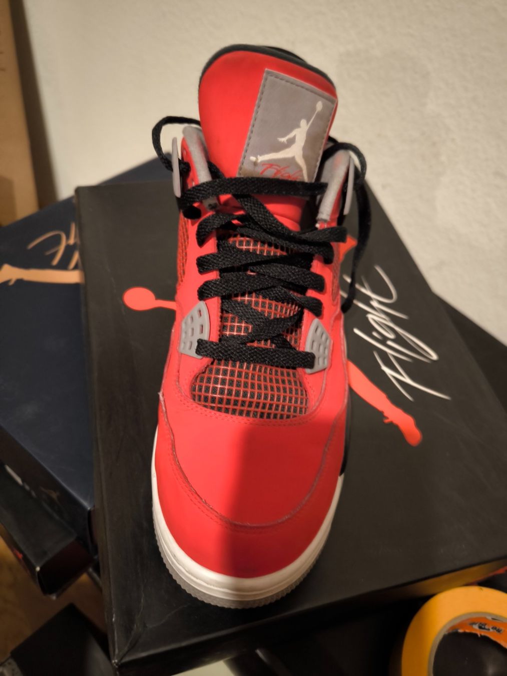 Jordan Scarpe da uomo: Air Jordan 4 Retro Toro Bravo - Size 45 – Usato da Zürich venduto da l.to 8